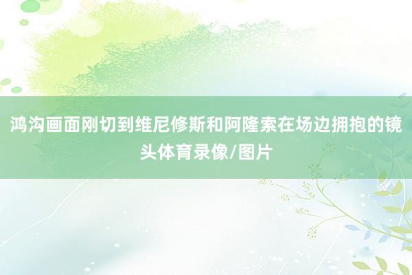 鸿沟画面刚切到维尼修斯和阿隆索在场边拥抱的镜头体育录像/图片