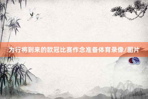 为行将到来的欧冠比赛作念准备体育录像/图片